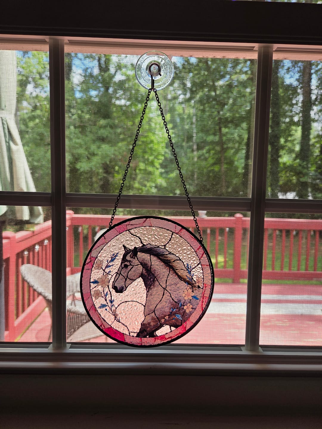 Customer photo review of Belle's Spirit-Suncatcher Keepsake