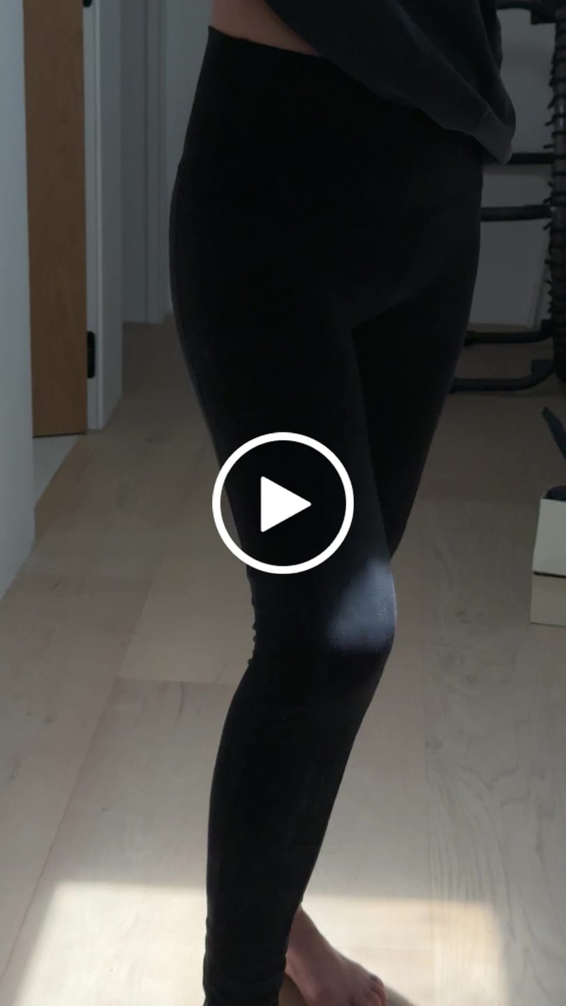 Customer video review of PureFlex Organic Cotton High Waist Pocket Leggings