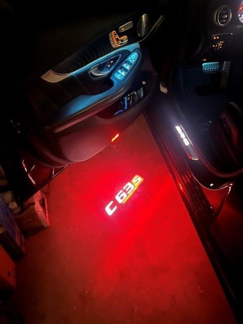 Customer photo review of MERCEDES DOOR LIGHTS