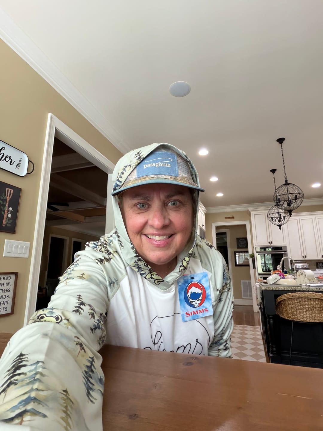 Customer photo review of Simms M's Grateful Dead SolarTech Hoody - Limited Edition