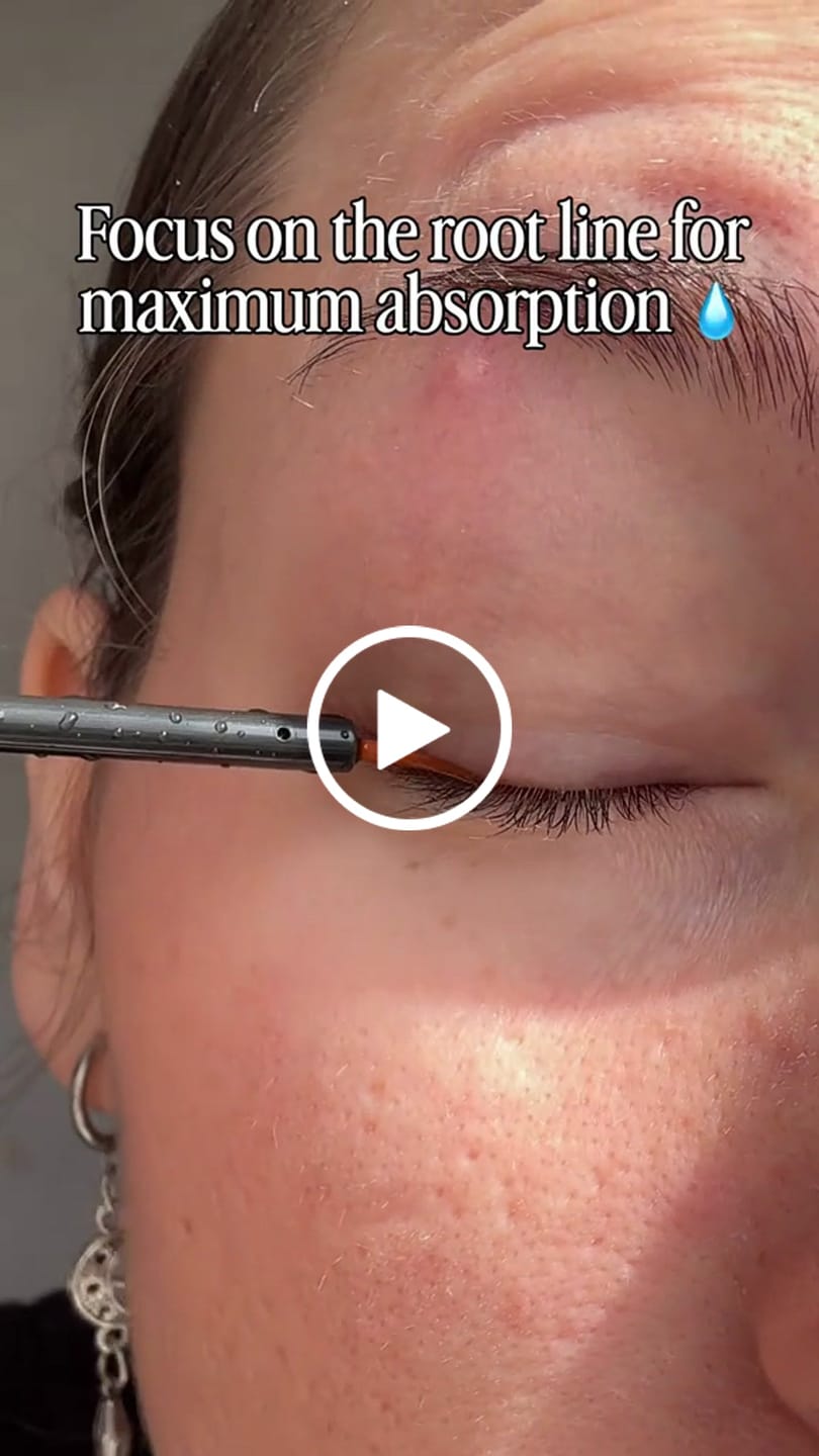 Customer video review of Eyelash Serum