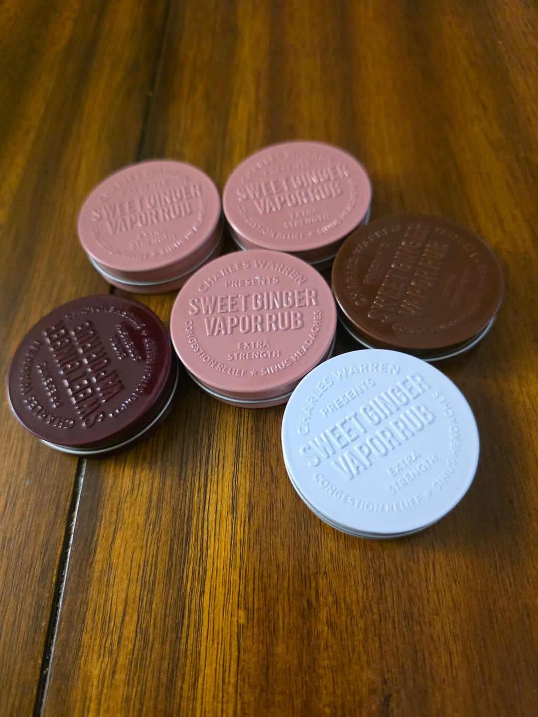 Customer photo review of Extra Strength Sweet Ginger Vapor Rub [Compact]