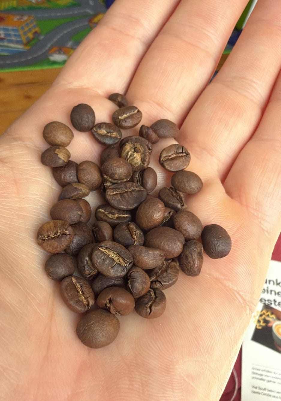 Customer photo review of Probierpaket Spezialitätenkaffee Cappuccino & Co. 3x250g