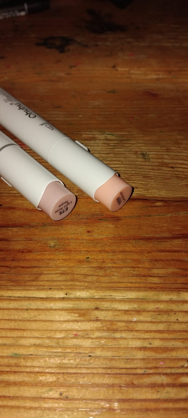 Customer photo review of Ohuhu Marker Ink YR59 / YR070 Refill for Alcohol marker