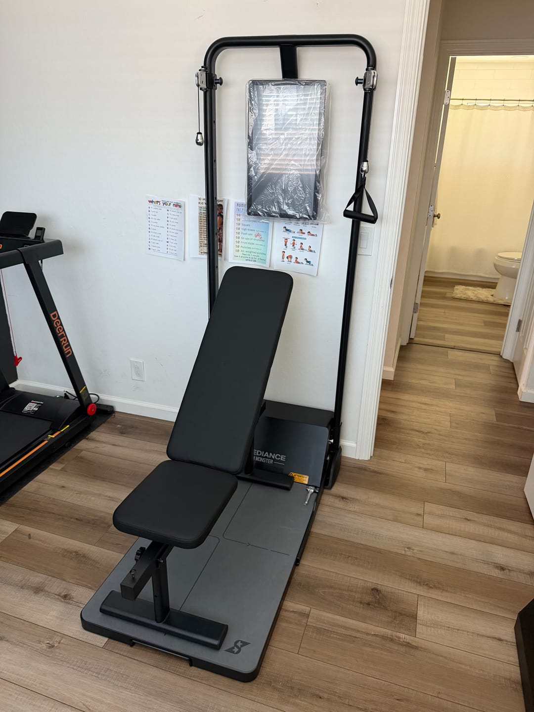 Customer photo review of Gym Monster - Works Plus