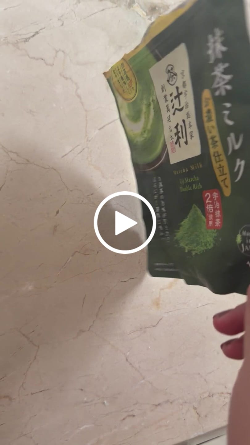 Customer video review of Tsujiri Matcha Milk Uji Matcha Double Rich 150g