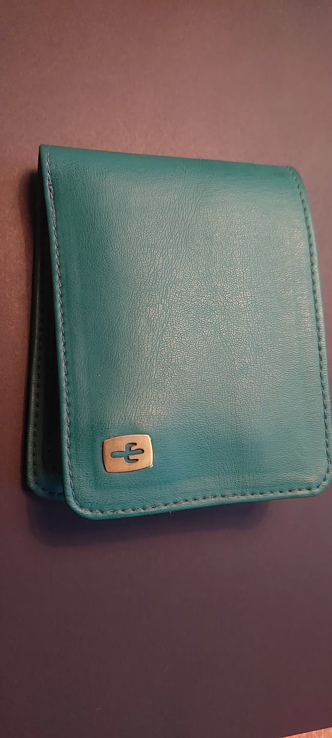 Customer photo review of Slim Morrison | Cactus Leather Teal