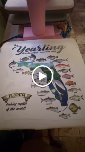 Customer video review of DTF Transfers Upload Your Gang Sheet