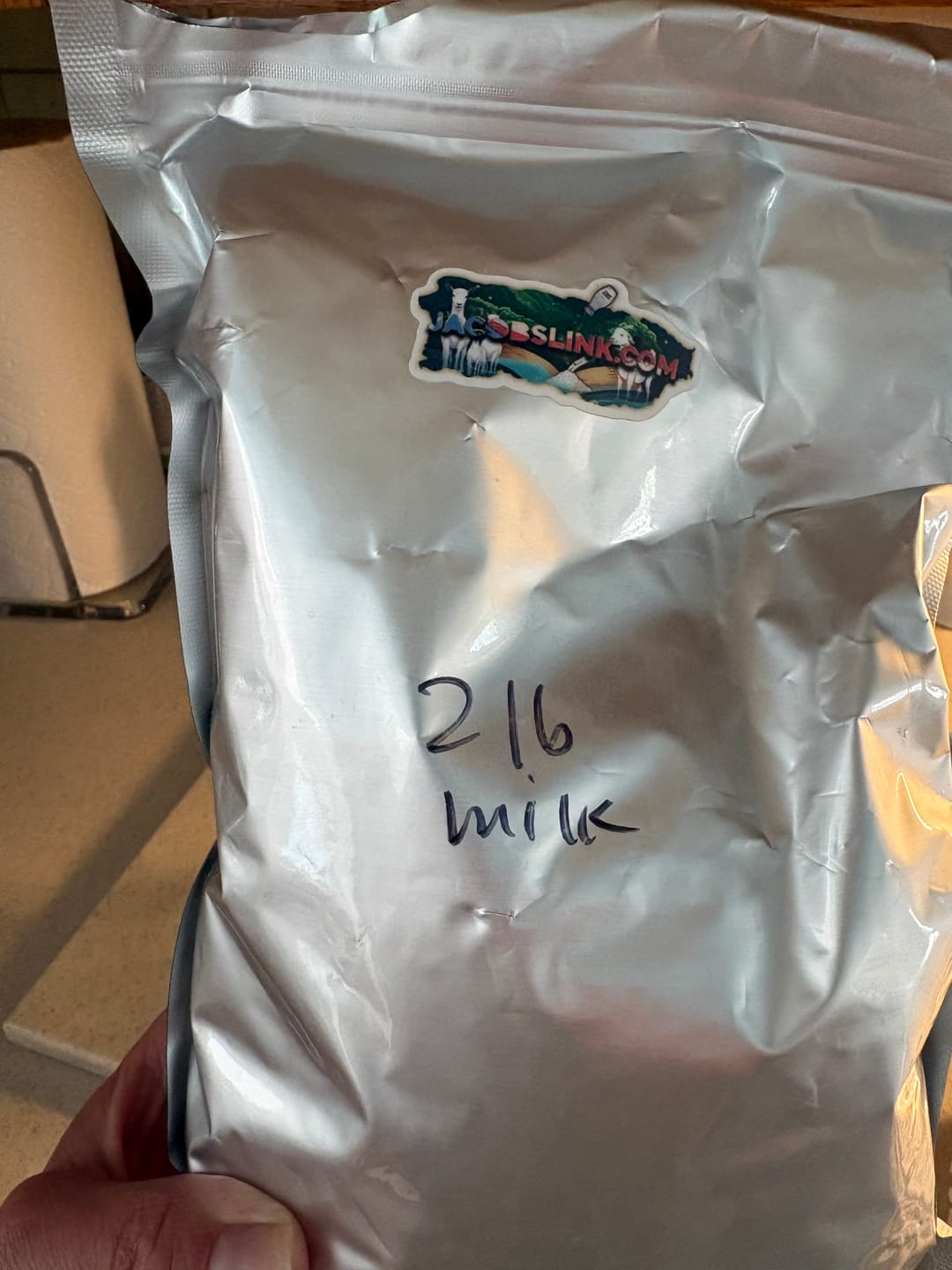 Customer photo review of Organic Goat Milk Powder