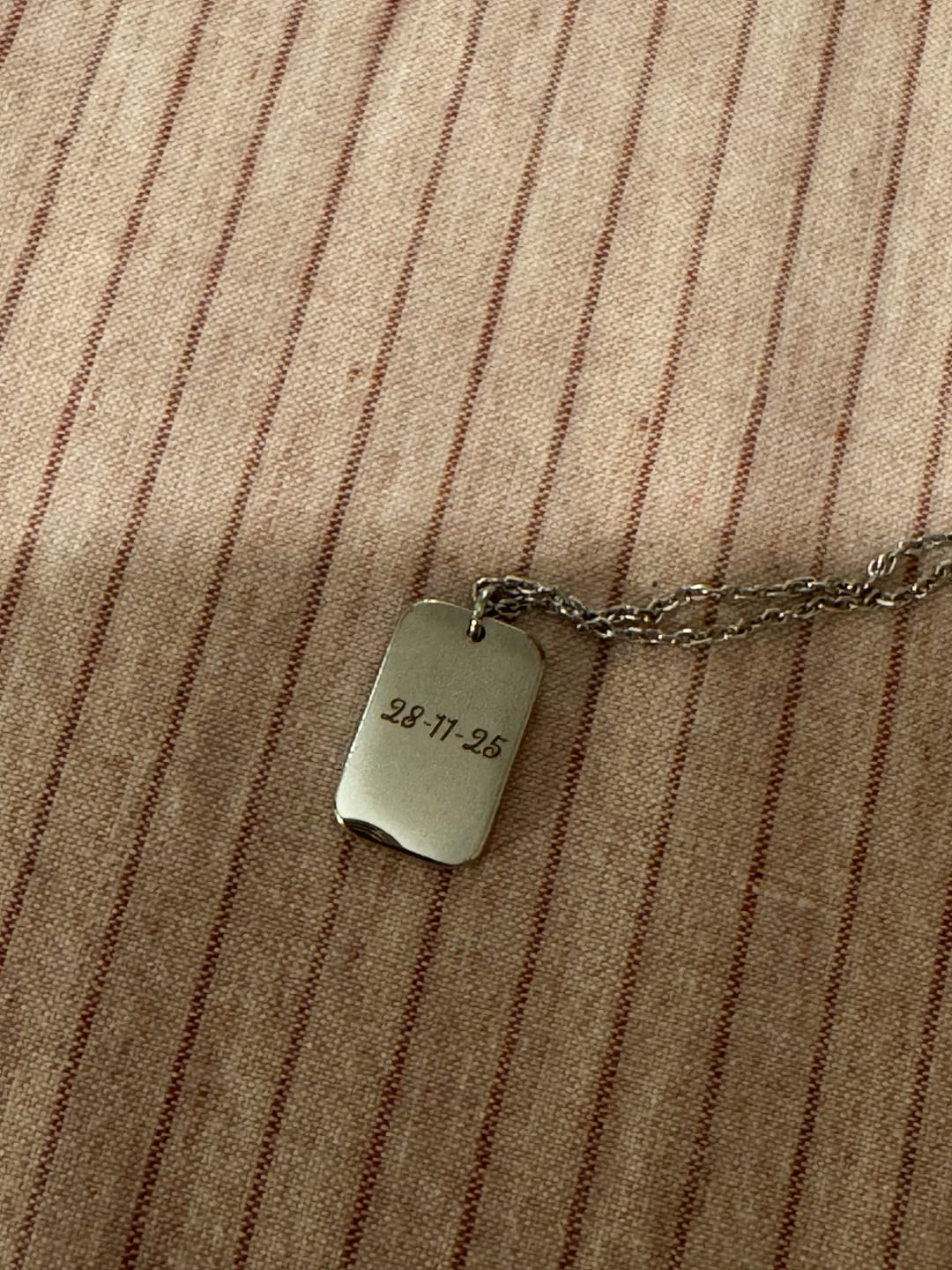 Customer photo review of Collar Placa - Personalizado