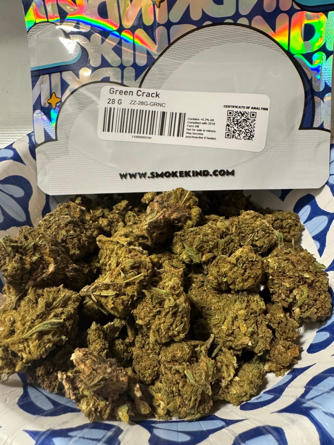 Customer photo review of Green Crack - Minis - 14 Grams - Sativa