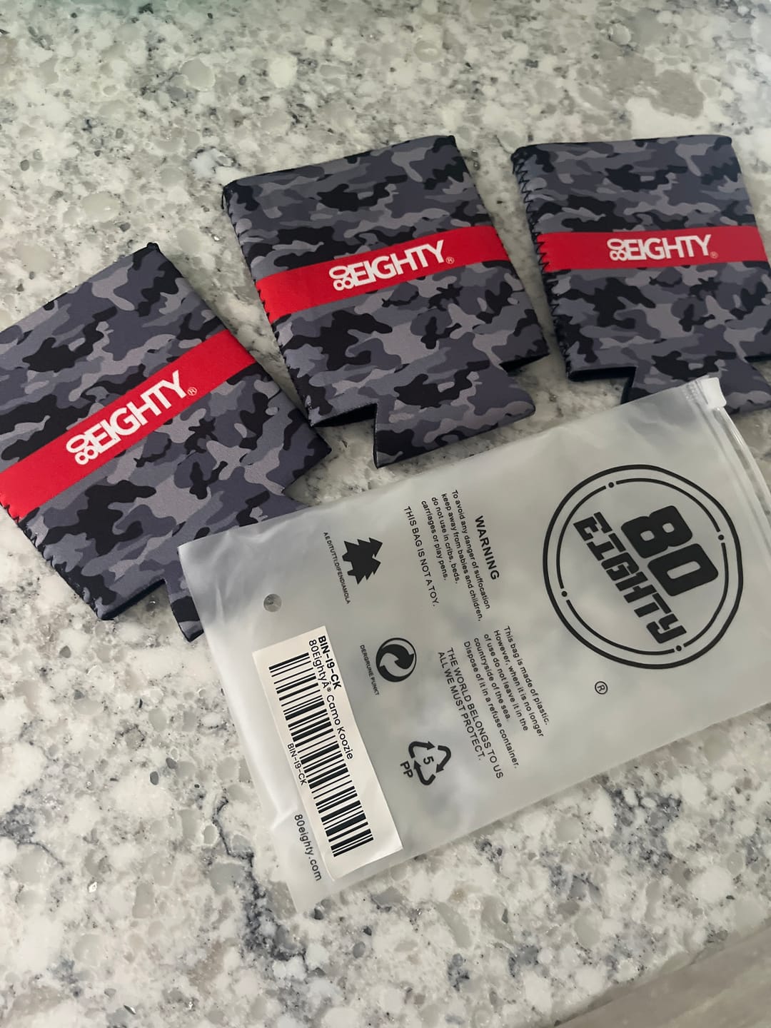 Customer photo review of 80Eighty® Camo Koozie