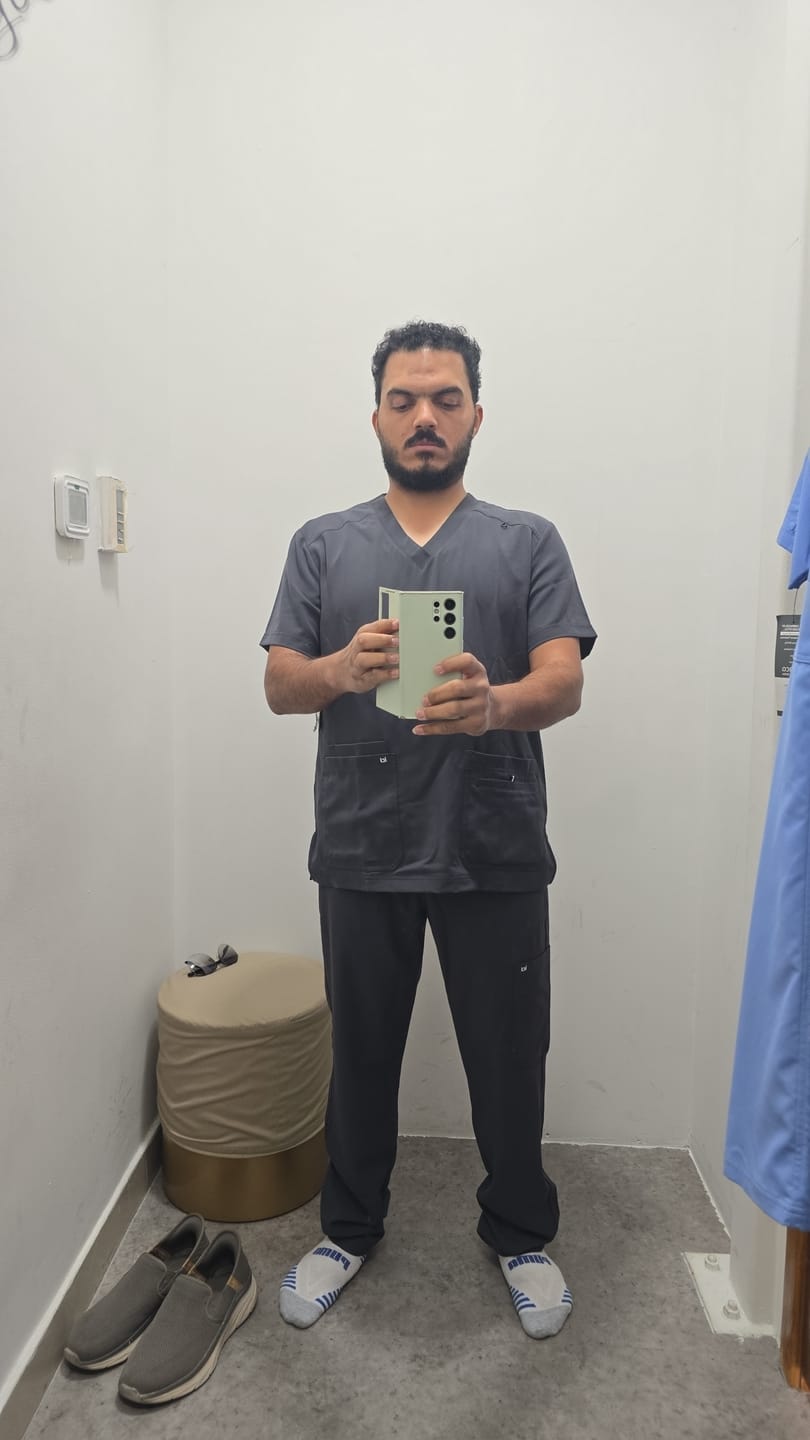Customer photo review of NextGen Men's Scrub Set