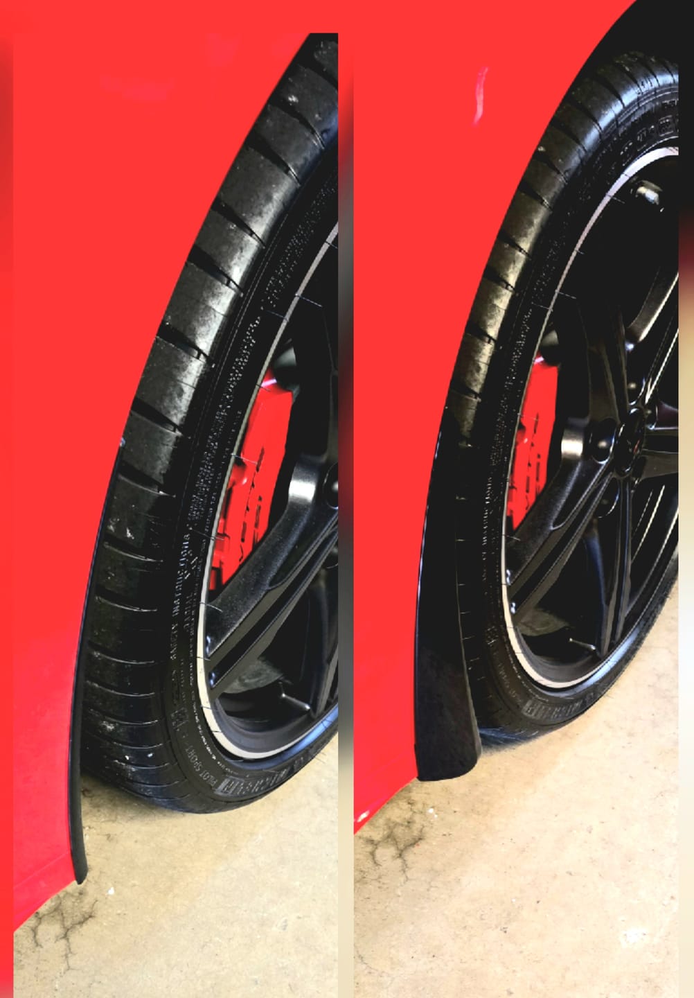 Customer photo review of Corvette C8 Stingray XL Extended Splash Guard