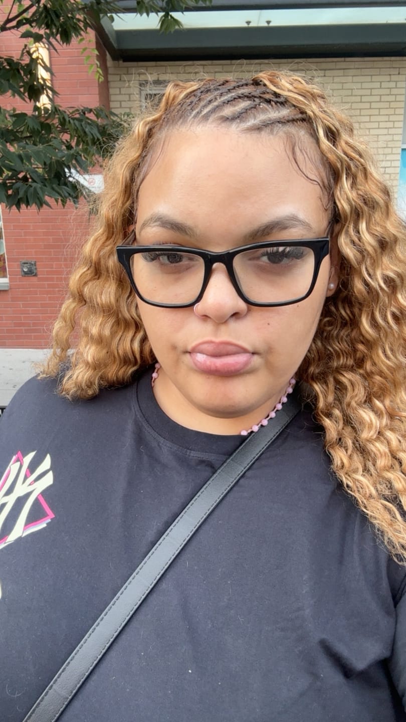 Customer photo review of #27/30/613 Mix Color Blend Deep Wave Human Crochet Hair