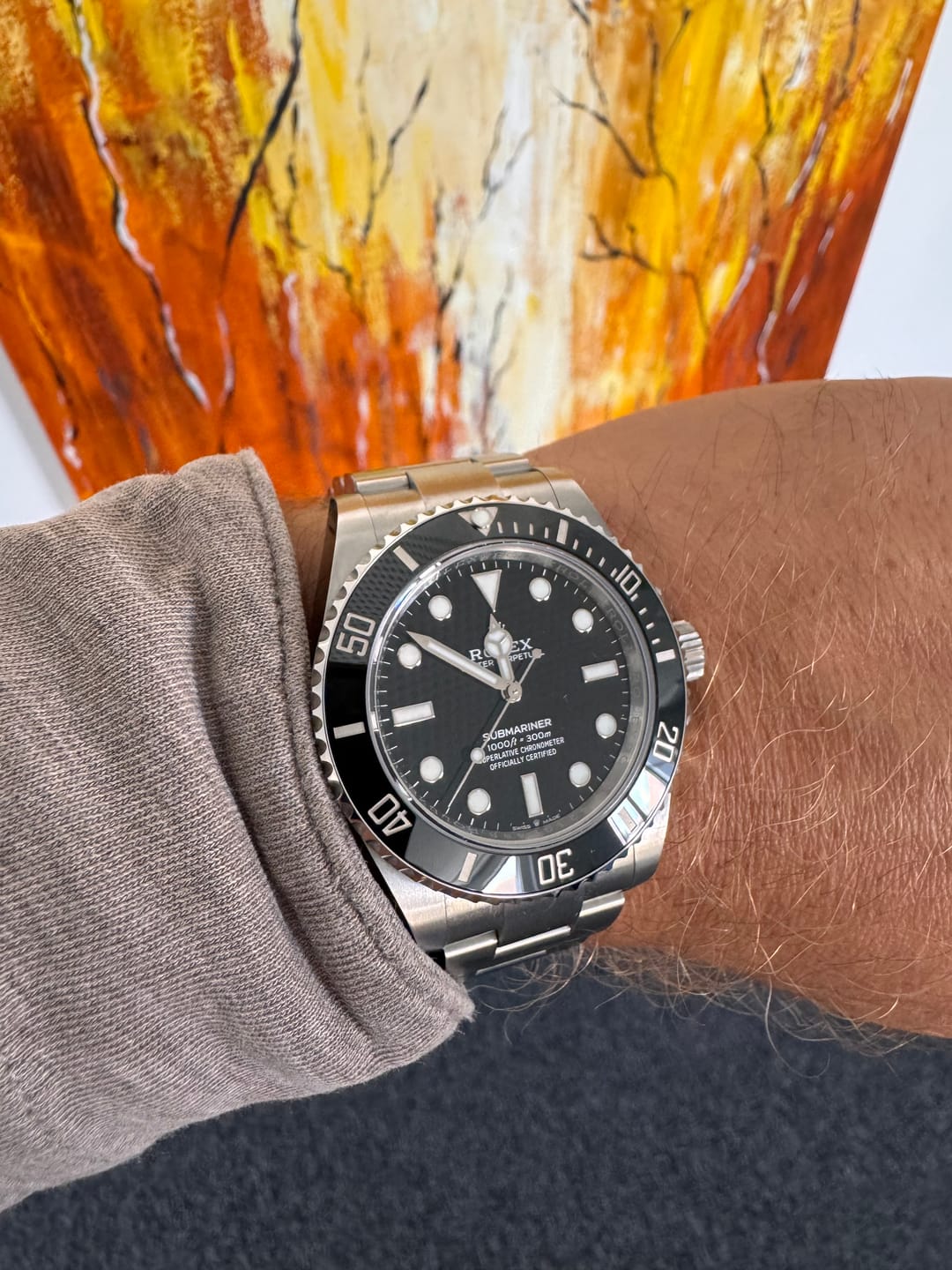 Customer photo review of Rolex Submariner No Date - 124060 - Full-Set
