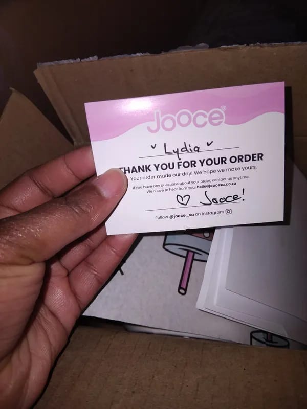 Customer photo review of JOOCE Hormone Balance Powder