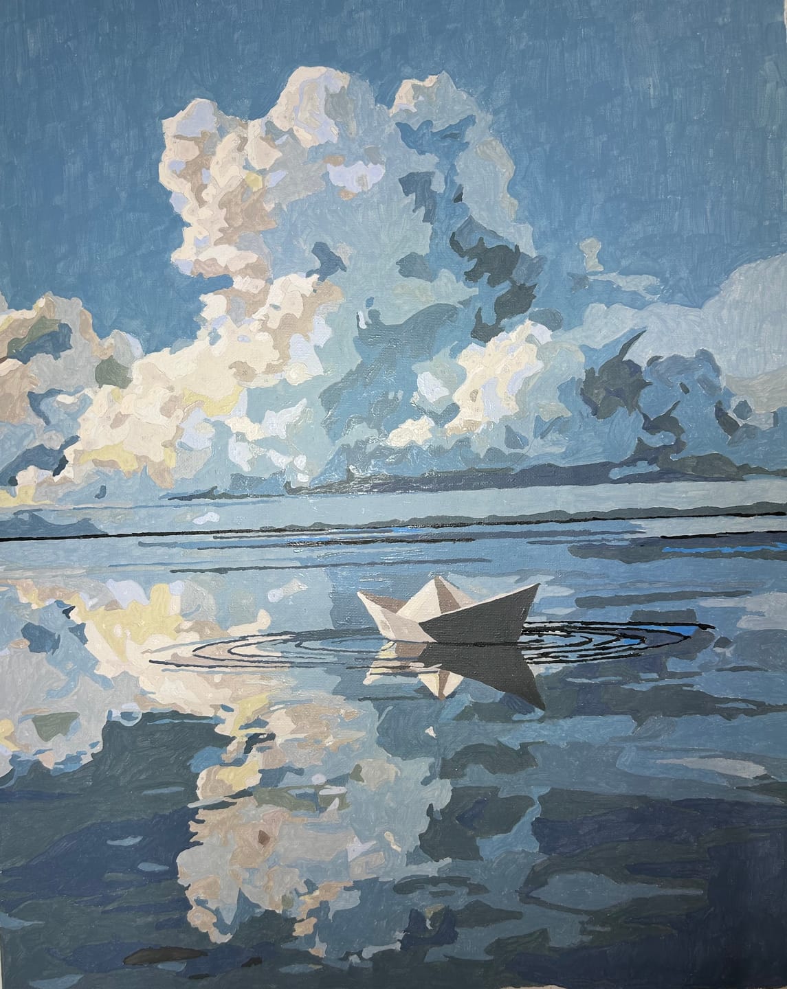 Customer photo review of Paper Dreams | Paint by Number