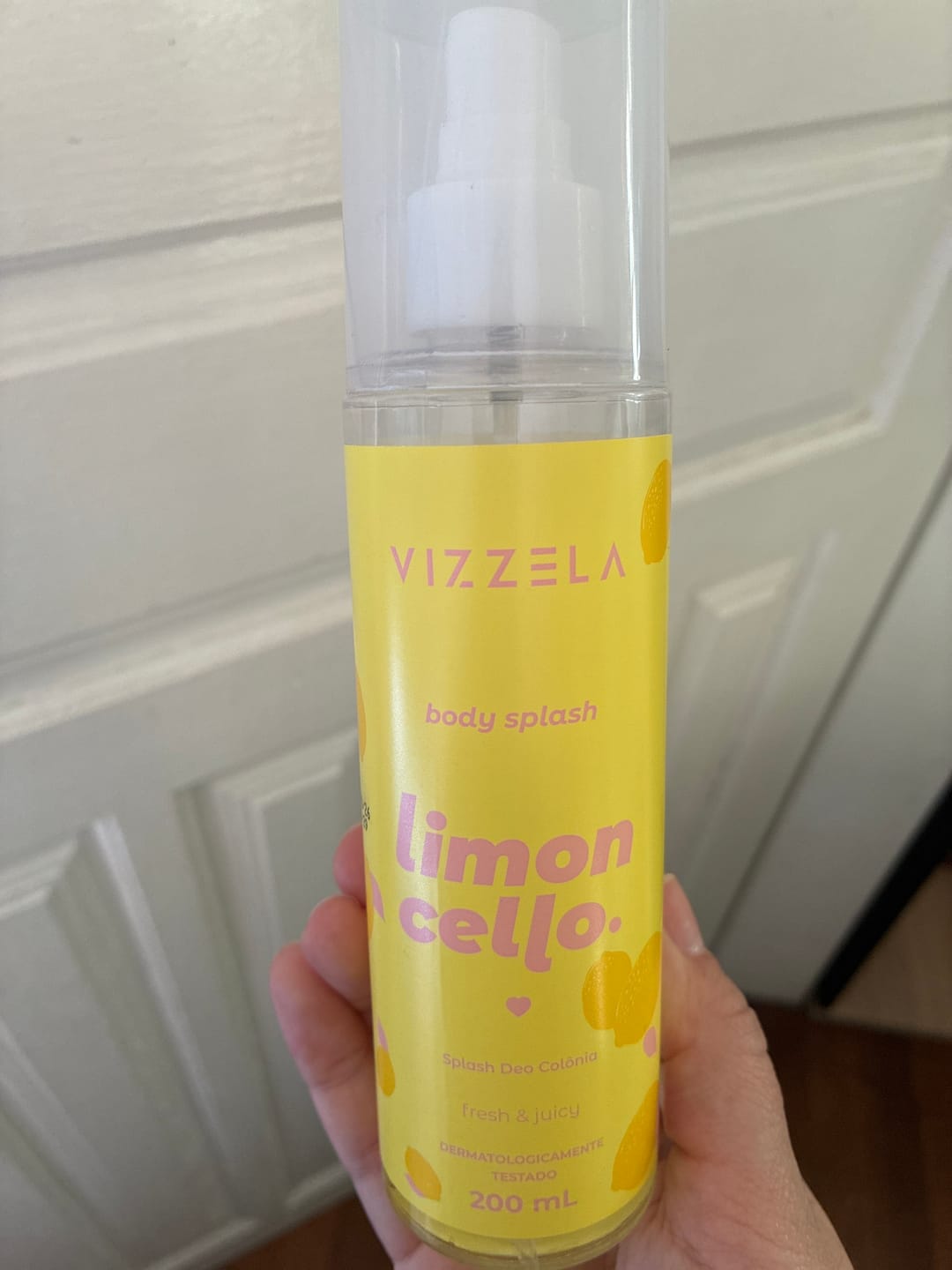 Customer photo review of Body Splash Deo Colônia Limoncello – Vizzela