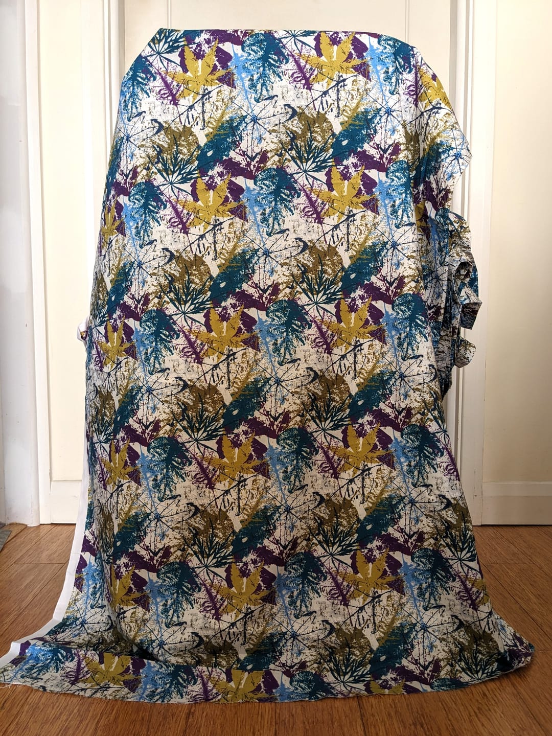 Customer photo review of Special Offer Botanical Burst Cotton Fabric