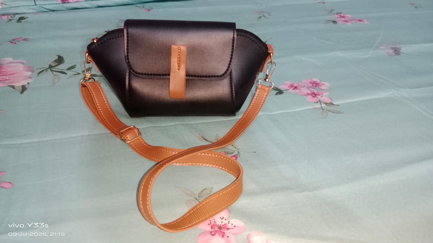 Customer photo review of Mini Flap Bag - Black
