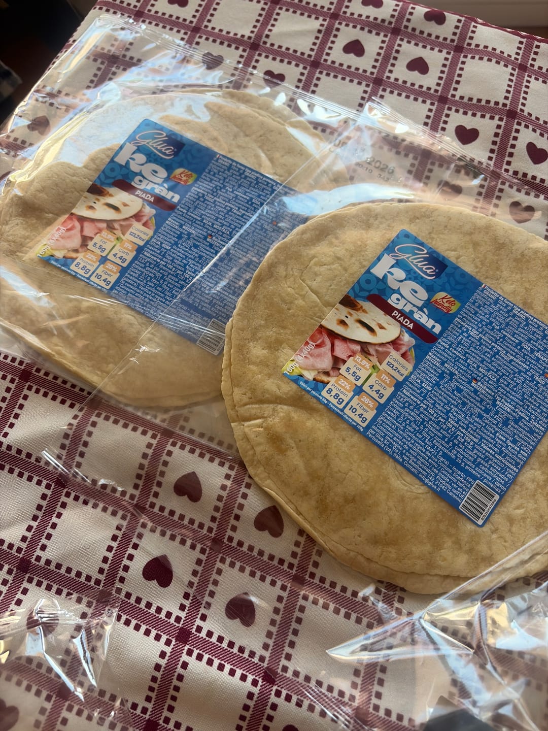 Customer photo review of Piada Proteica Kegràn