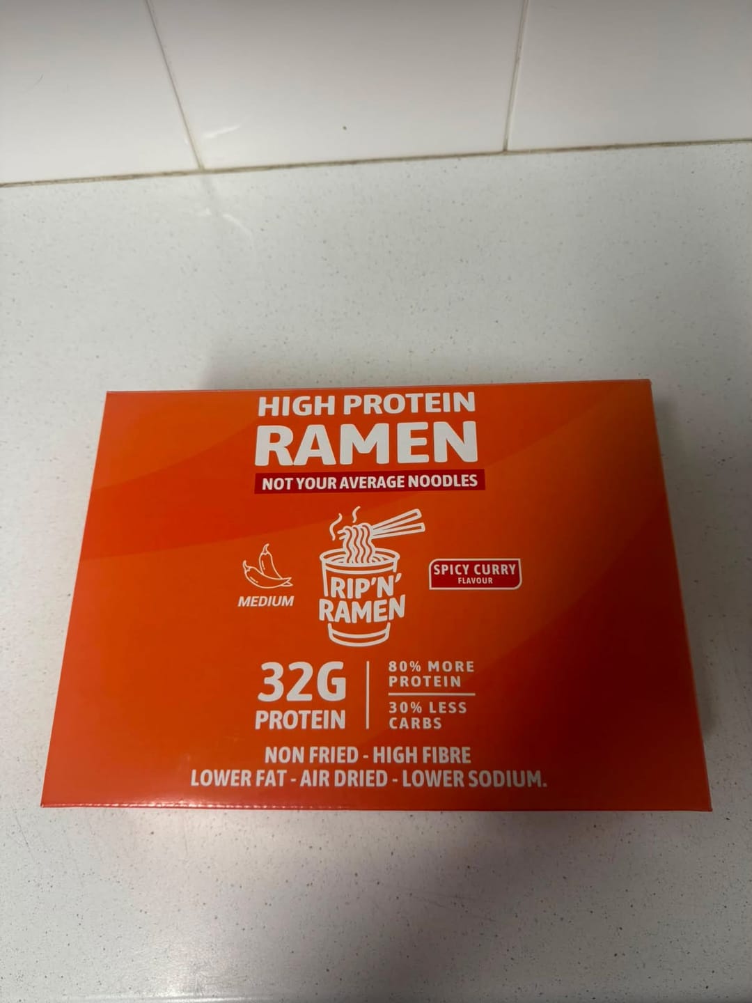 Customer photo review of Rip'N'Ramen 32G High Protein Ramen