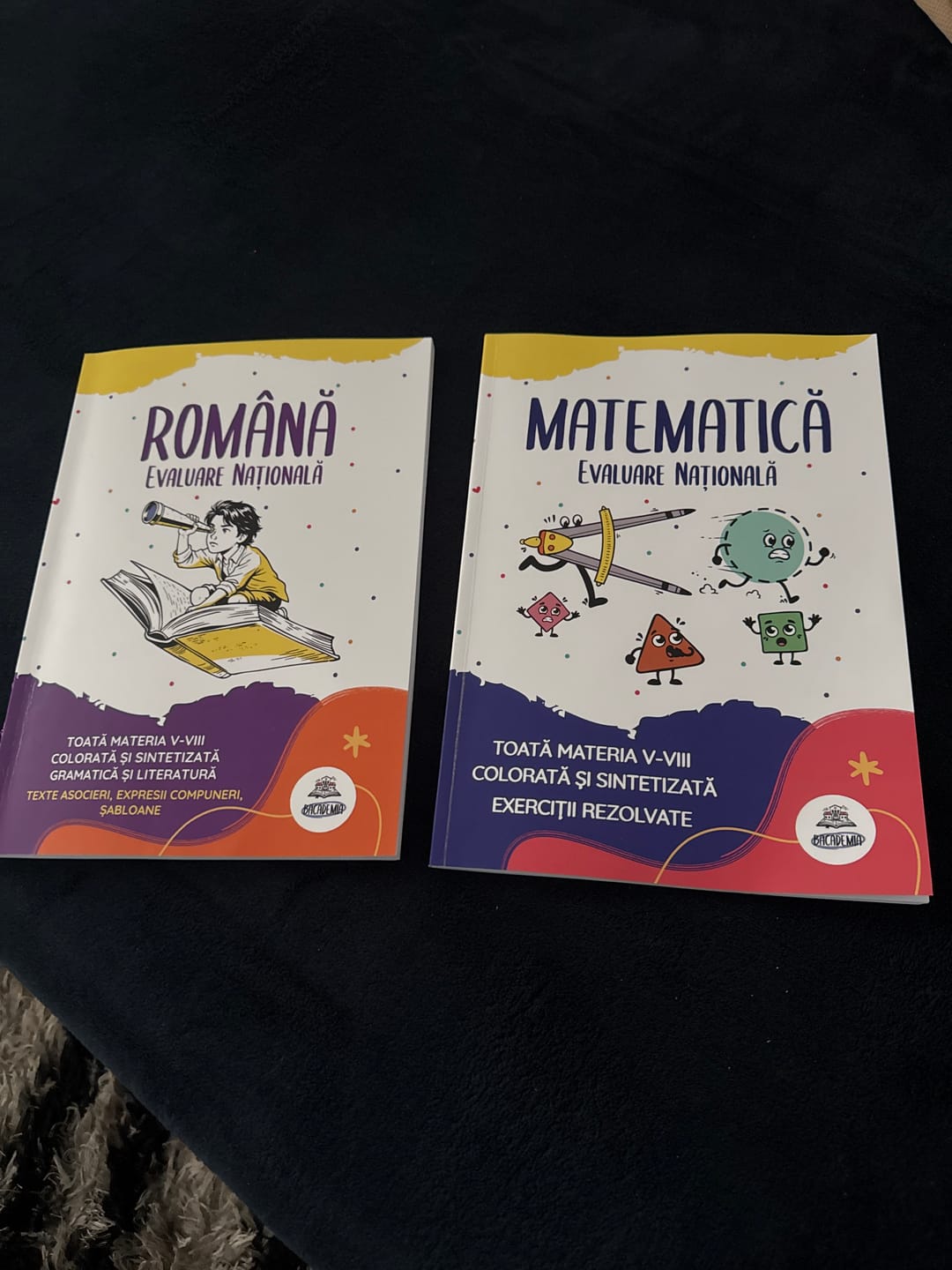 Customer photo review of Pachet Evaluare Națională (Română + Matematică) Bacademia