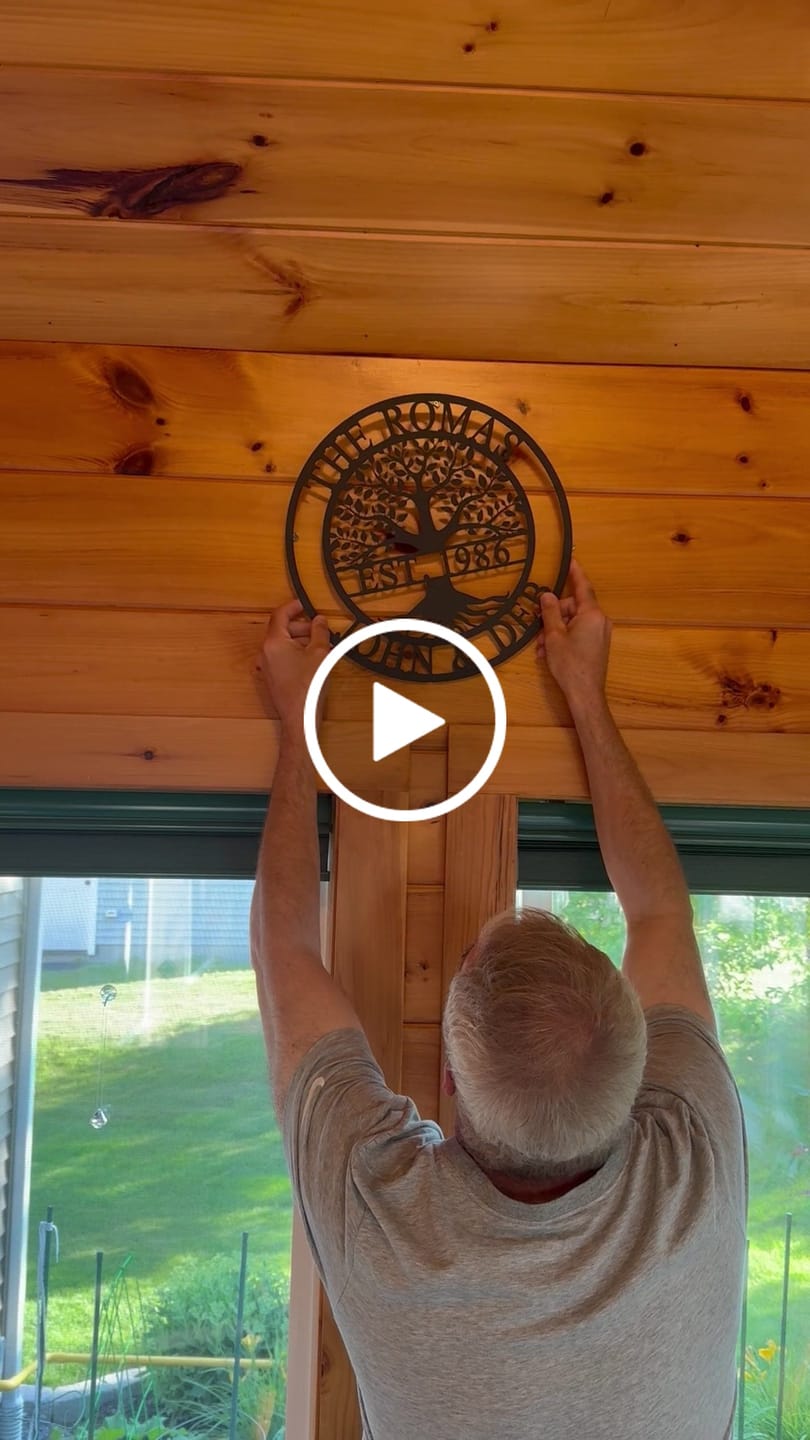 Customer video review of Special Offer Established Family Tree Name Sign - Family Tree Wall Decor Last Name Signs for Home