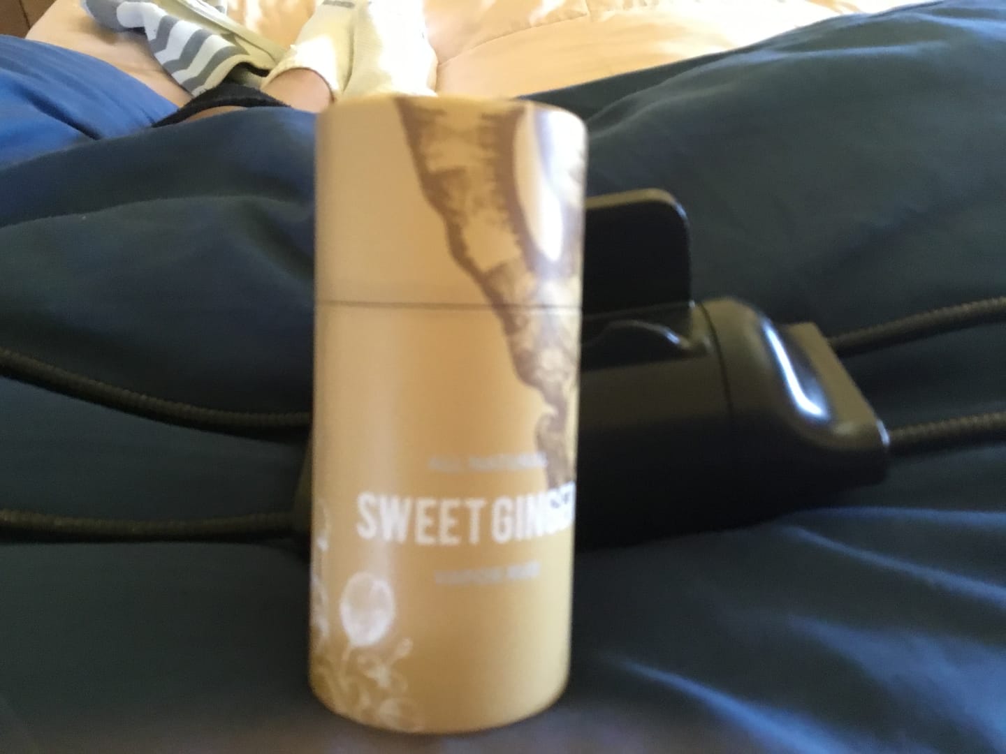 Customer photo review of Sweet Ginger Vapor Rub Stick