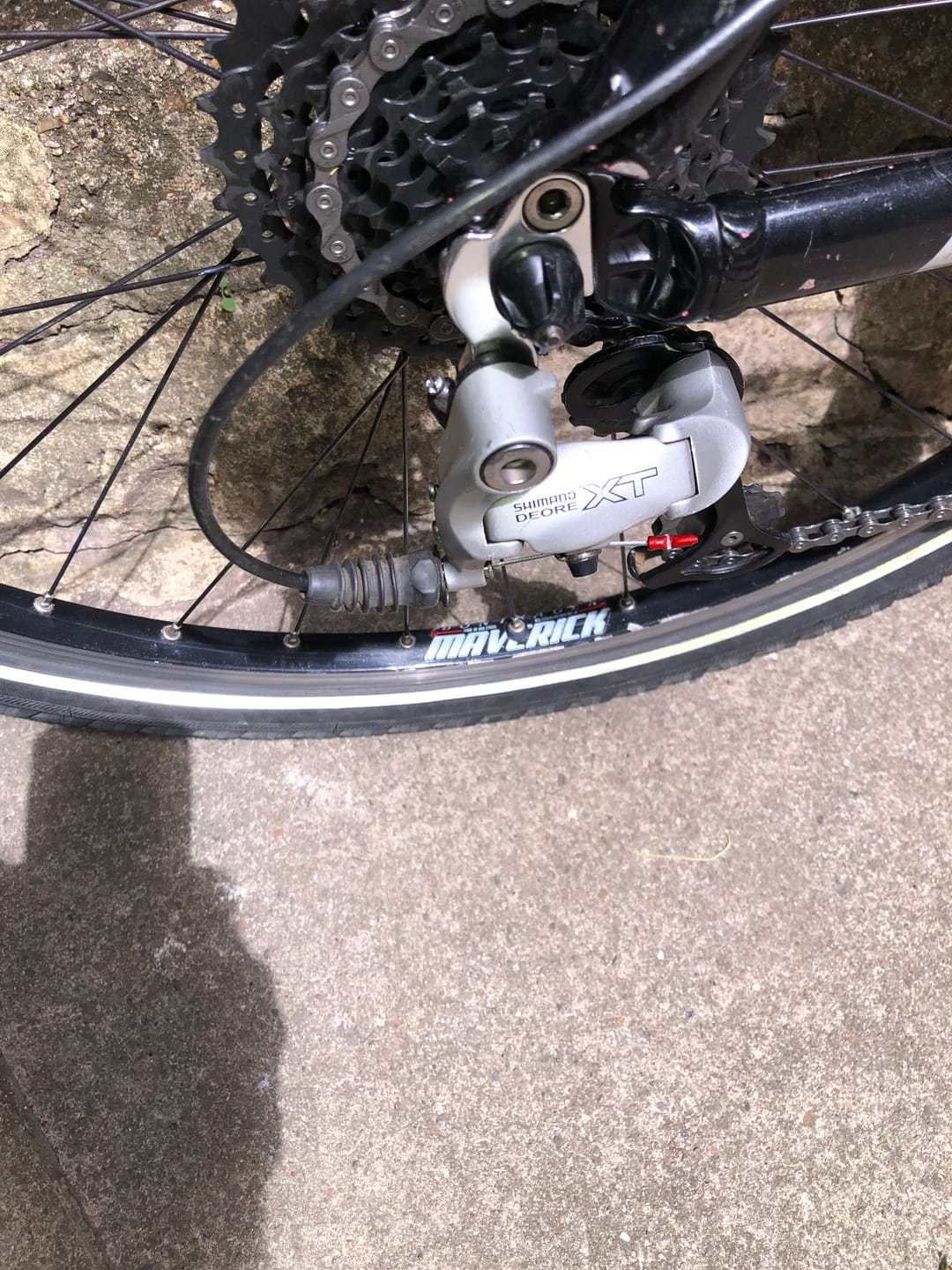Customer photo review of SunRace M98 9 Speed Cassette – Shimano HG