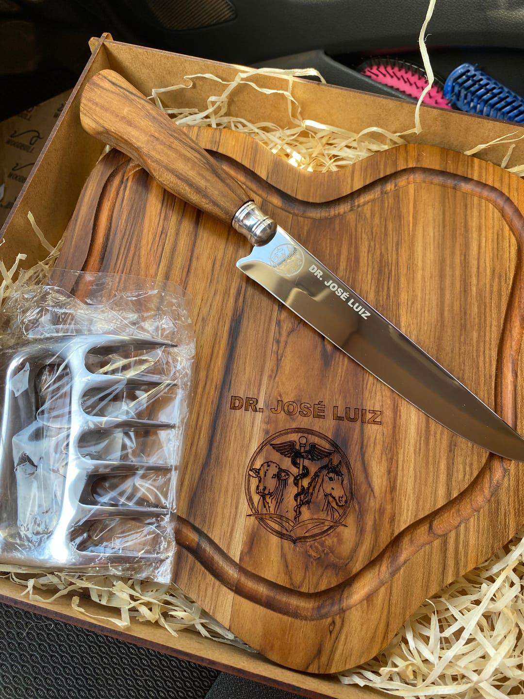 Customer photo review of Kit Churrasco Personalizado Edição Especial WOODBULL