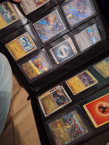 Customer photo review of Purple Evil - Toploader Trading Card Binder