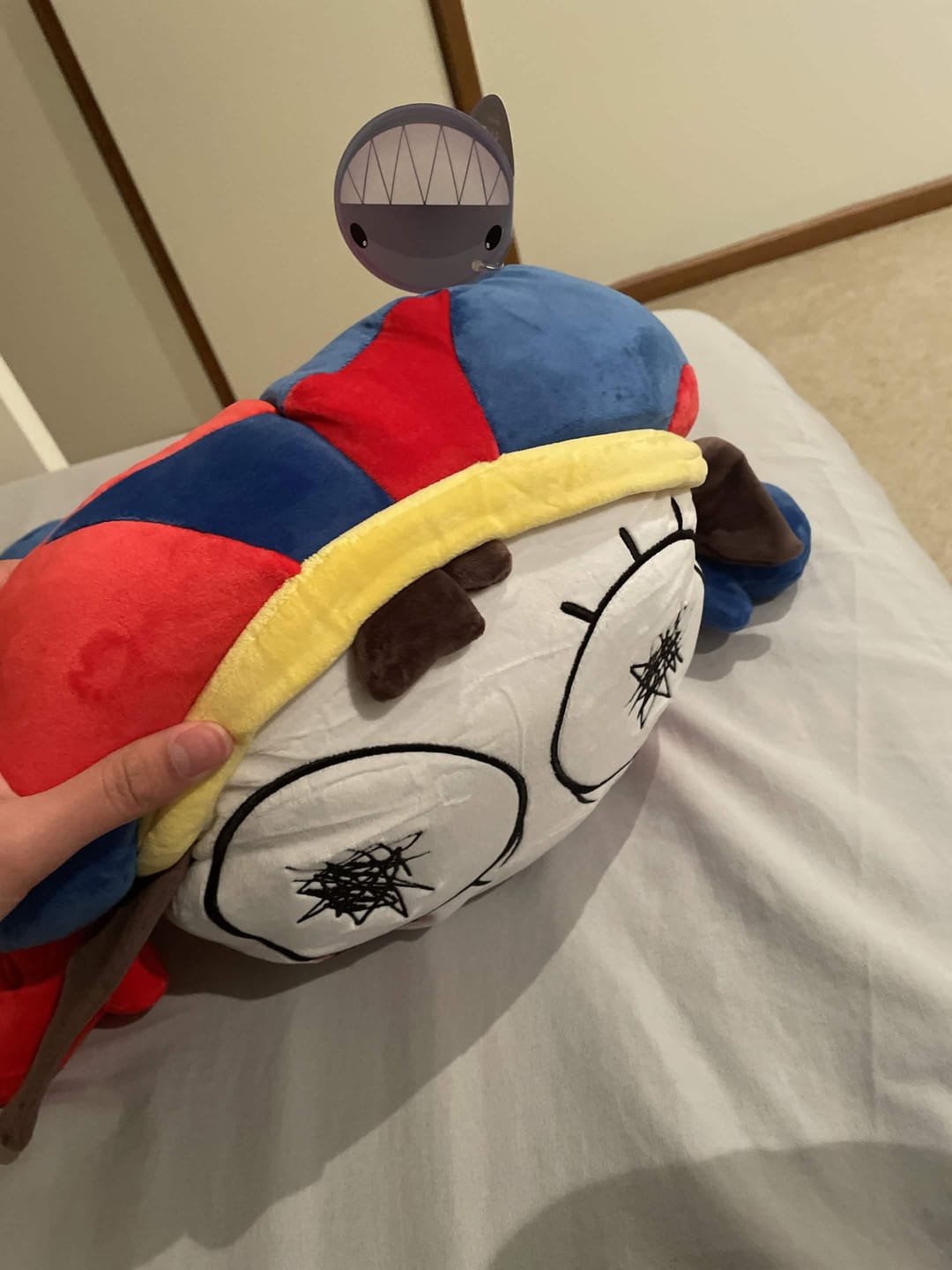 Customer photo review of Big Pomni Plush