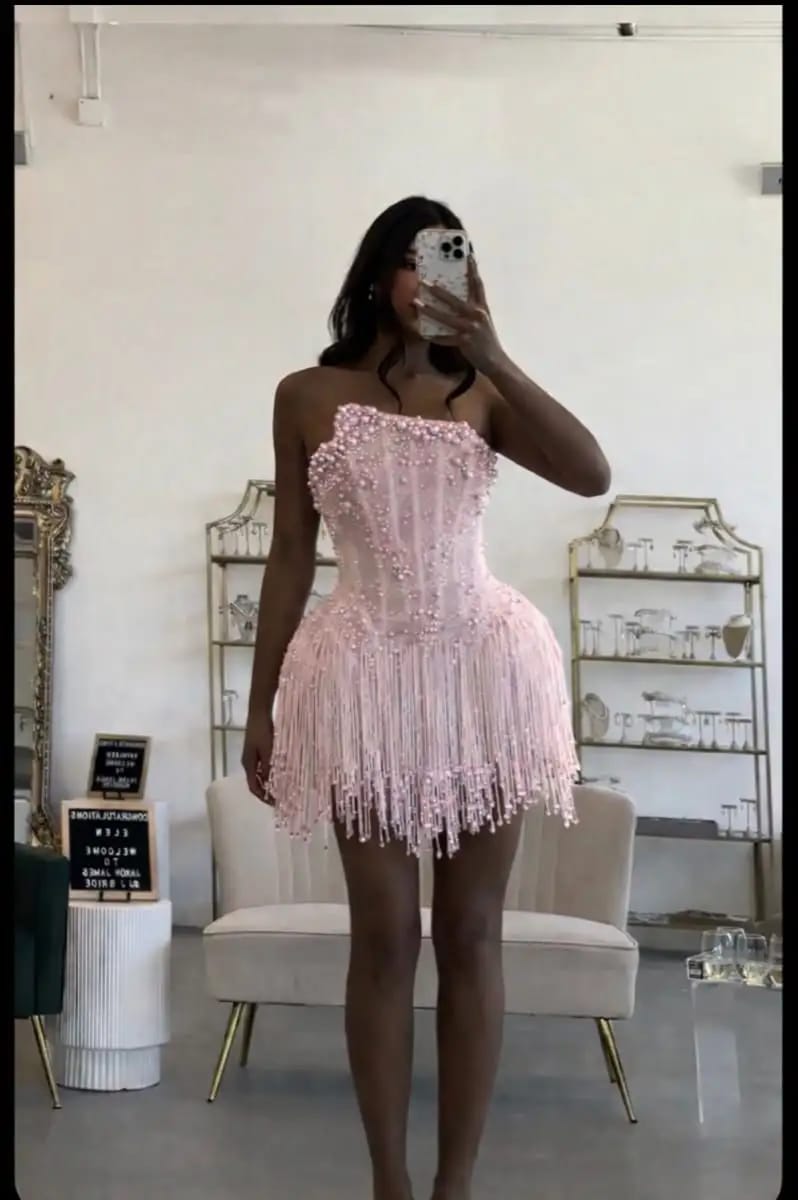 Customer photo review of Brielle Mini Dress