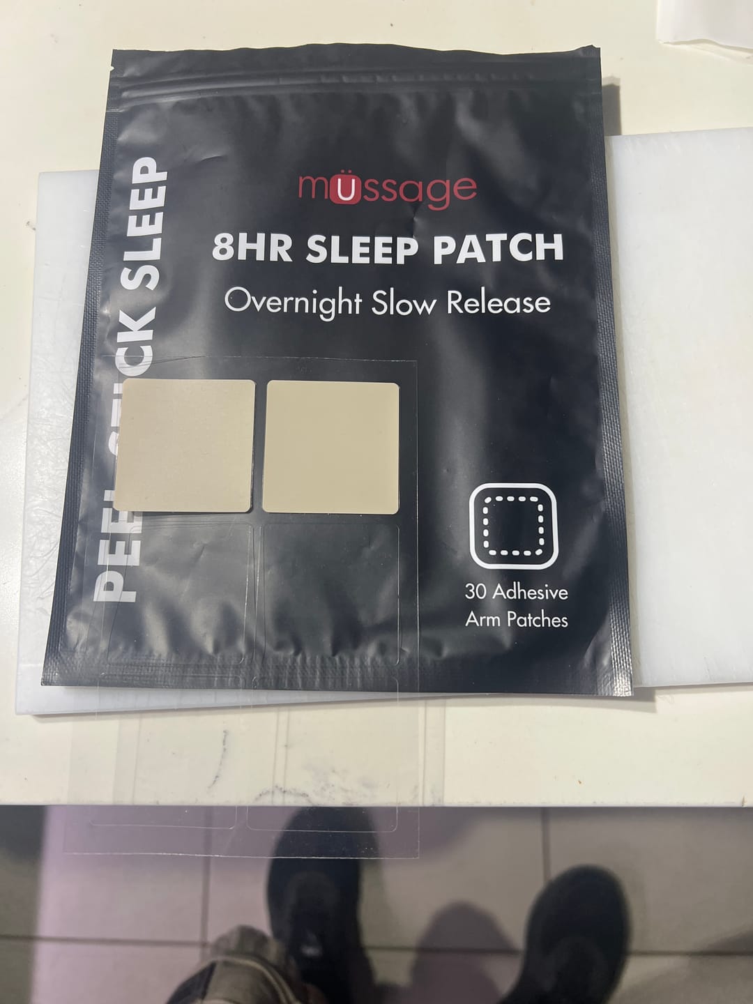 Customer photo review of mussage 8 Hour Sleep Patch