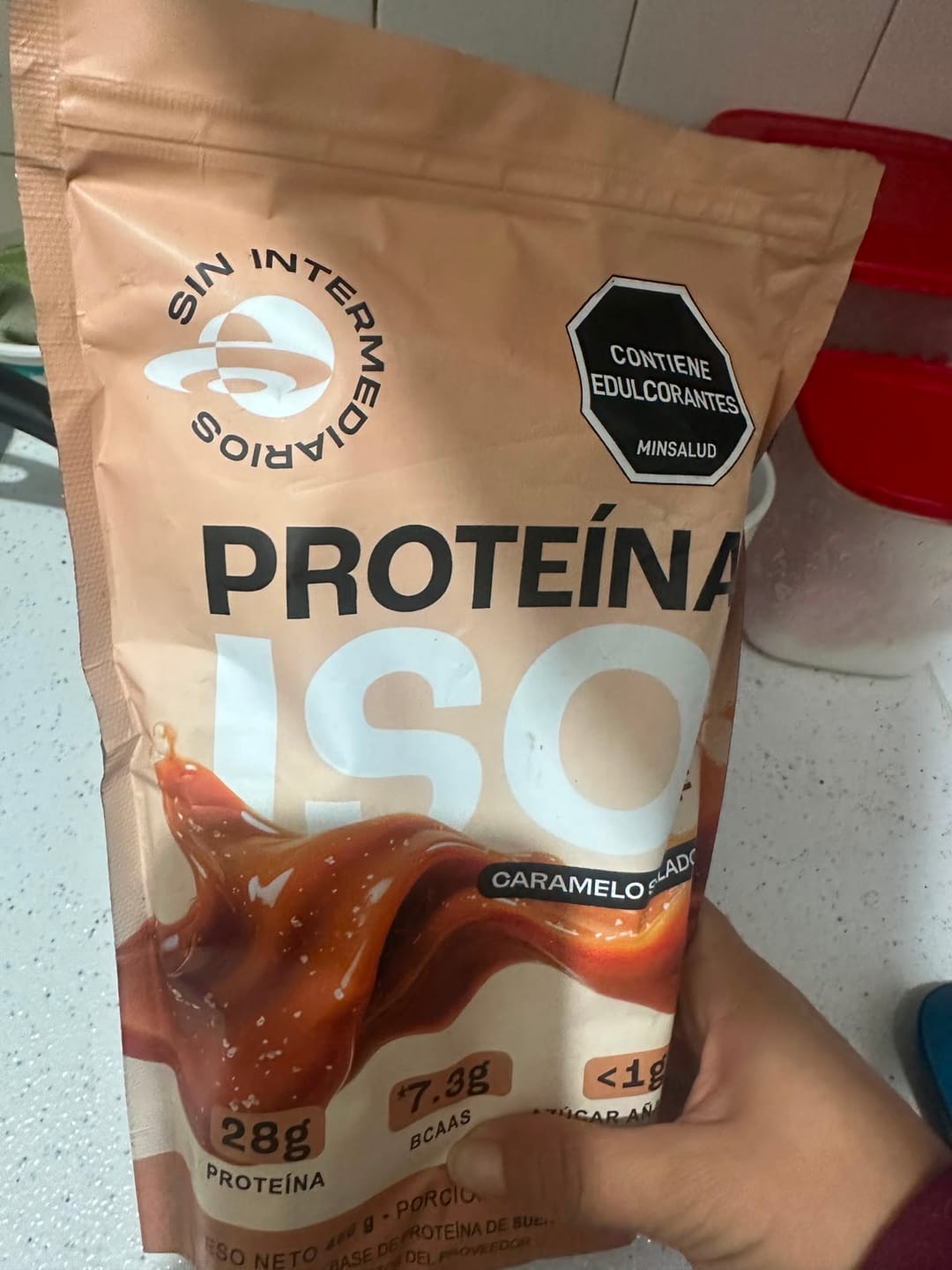 Customer photo review of Proteína Aislada ISO - Caramelo Salado