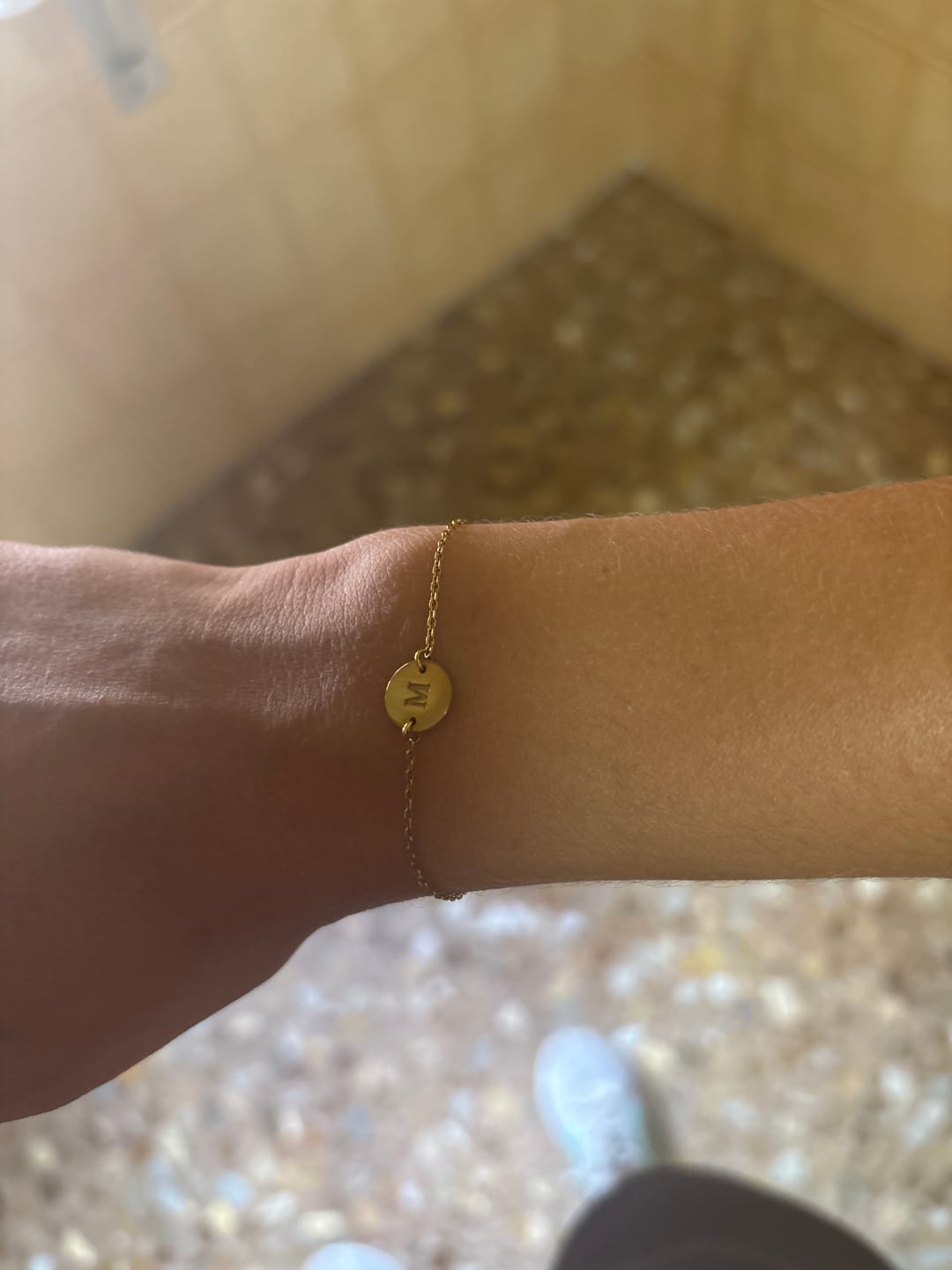 Customer photo review of Pulsera Inicial