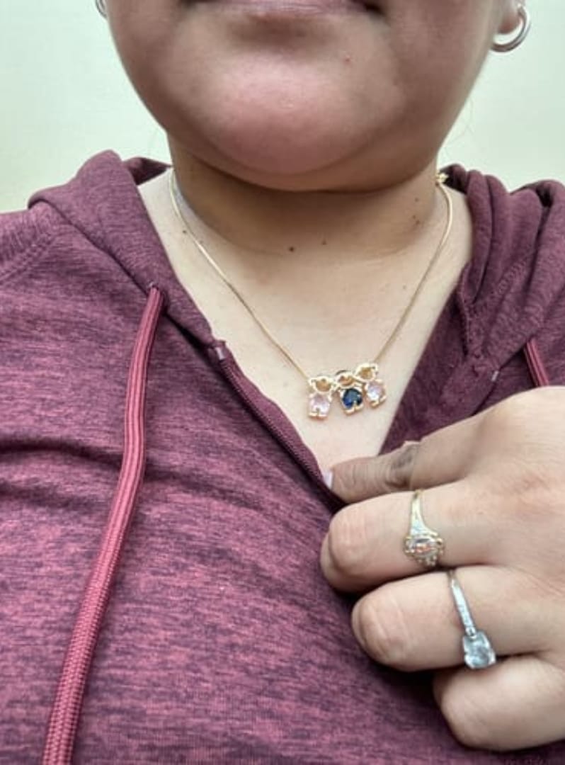 Customer photo review of Collar de Hijos Personalizado