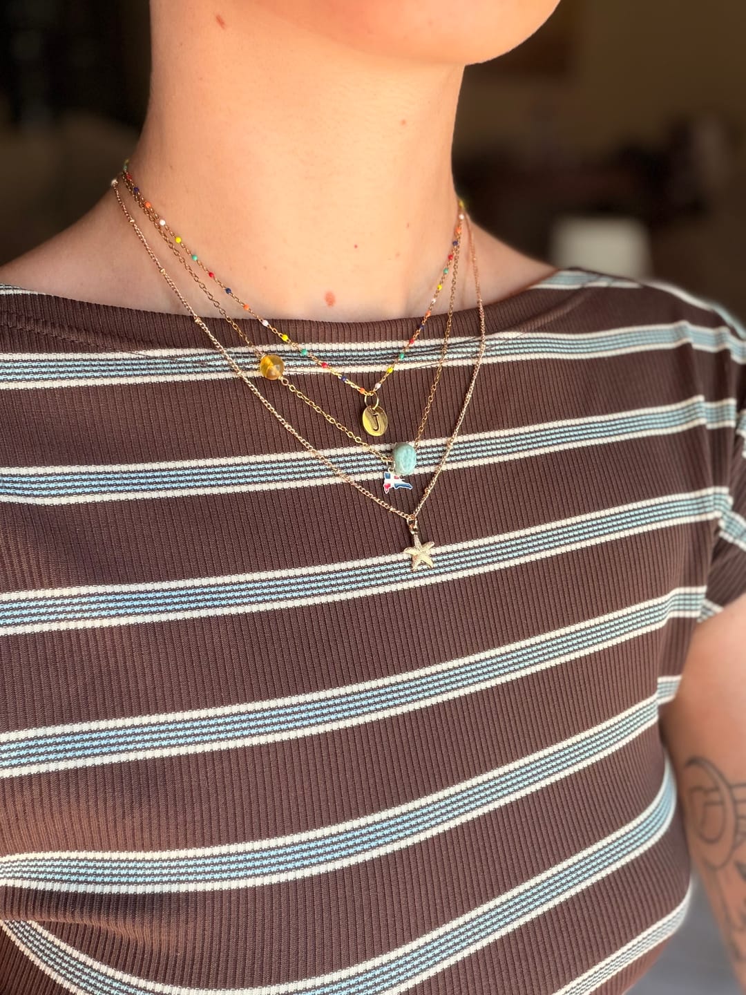 Customer photo review of Collar Letras ABC