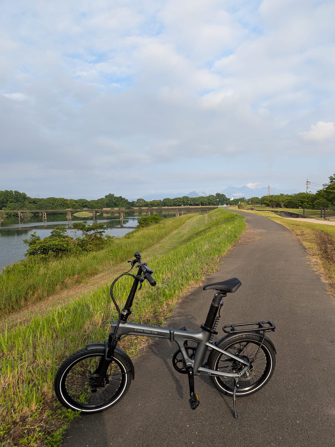 Customer photo review of Air 20 Ultra 折りたたみ電動アシスト自転車