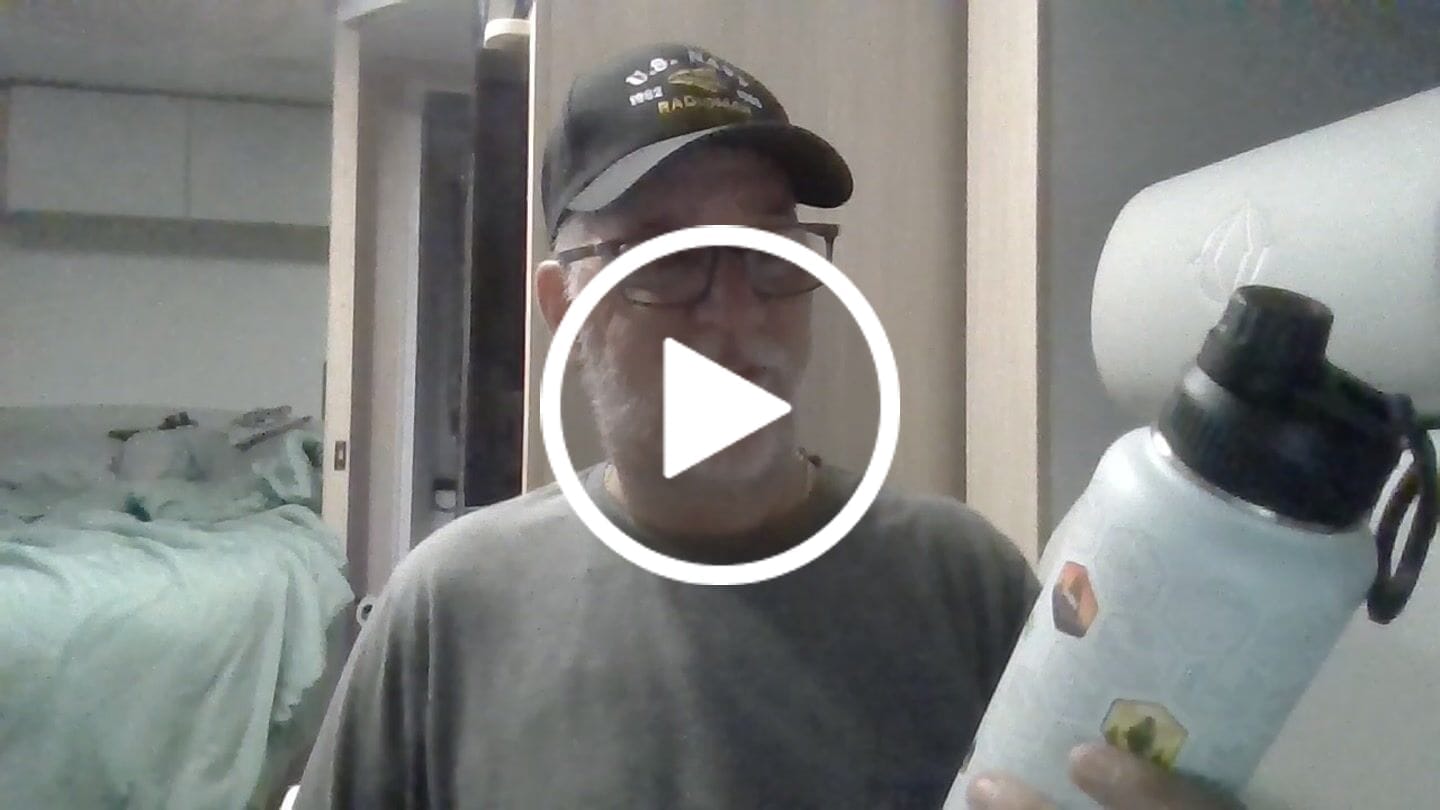 Customer video review of Lets Wander™ National Parks Water Bottle + Stickers