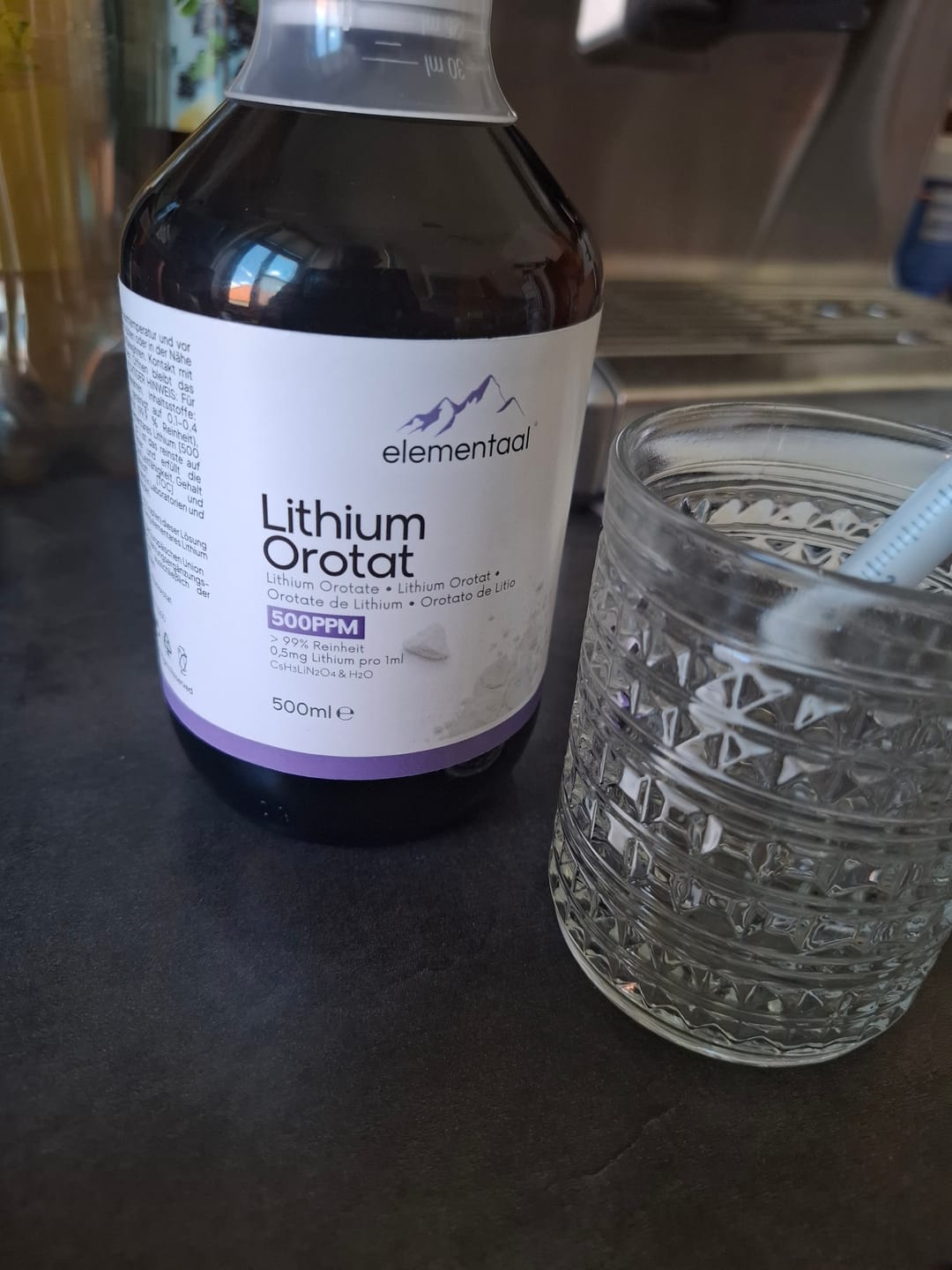 Customer photo review of Elementaal® Lithium Orotat | inkl. Dosierspritze, Messbecher & Pipette