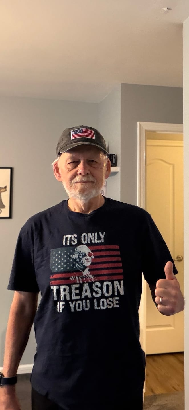 Customer photo review of Treason, If You Lose T-shirt