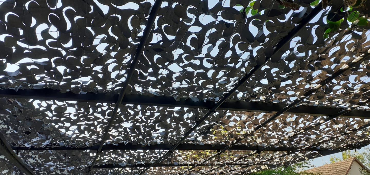 Customer photo review of Filet de camouflage renforcé gris