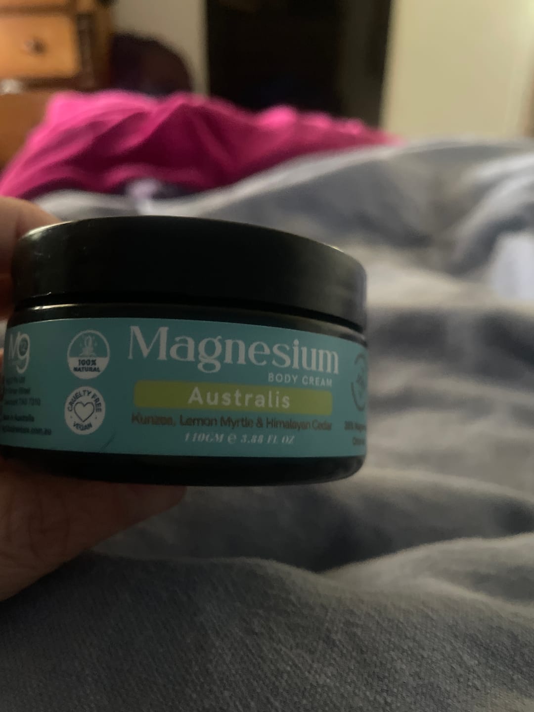 Customer photo review of Magnesium Cream Australis Body Cream 110g