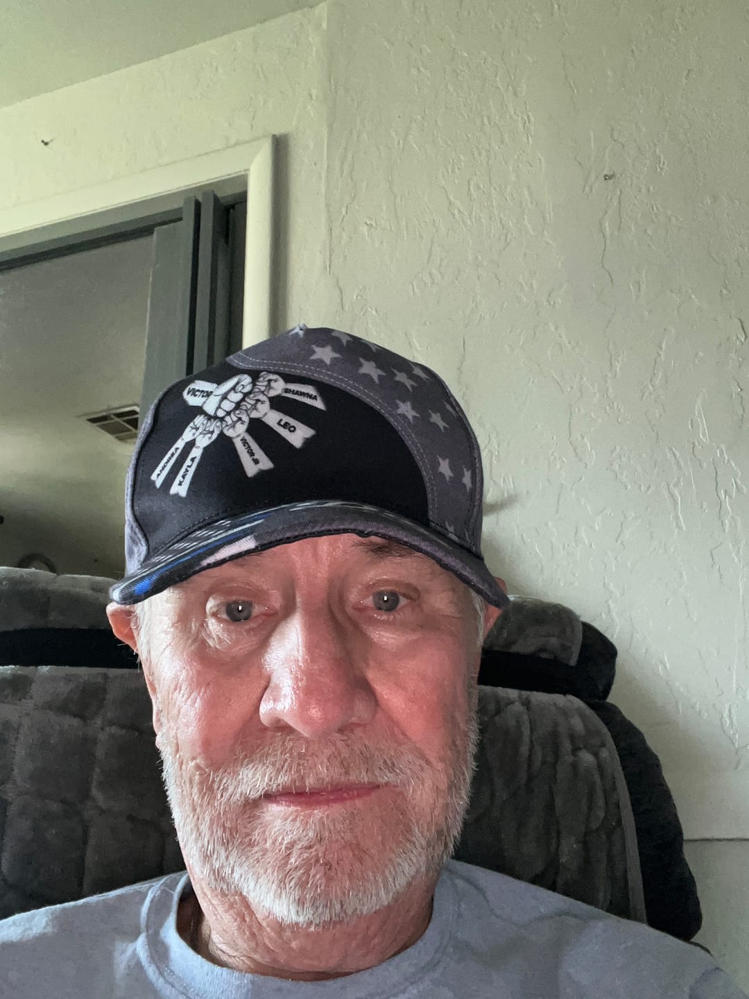 Customer photo review of The Power Of Dad Comes From Love - Personalized Custom Classic Cap