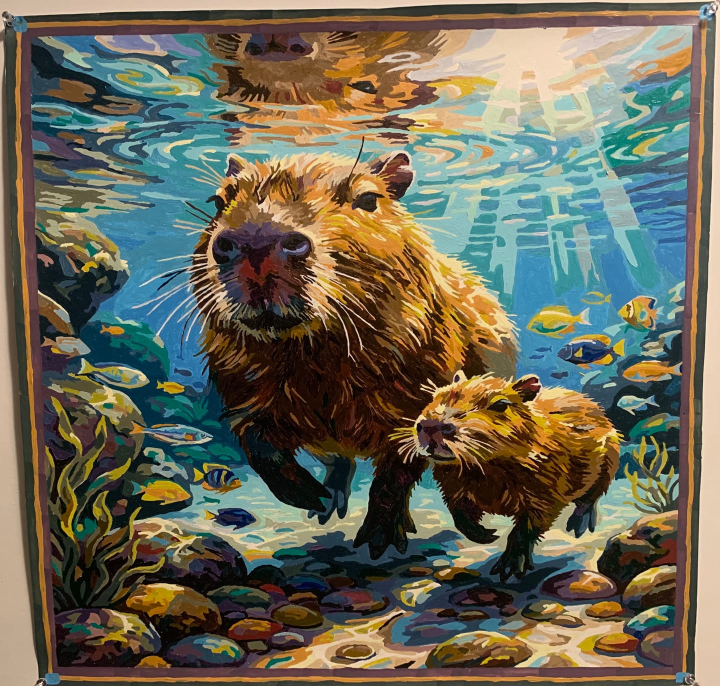 Customer photo review of Capybara Coral Voyage