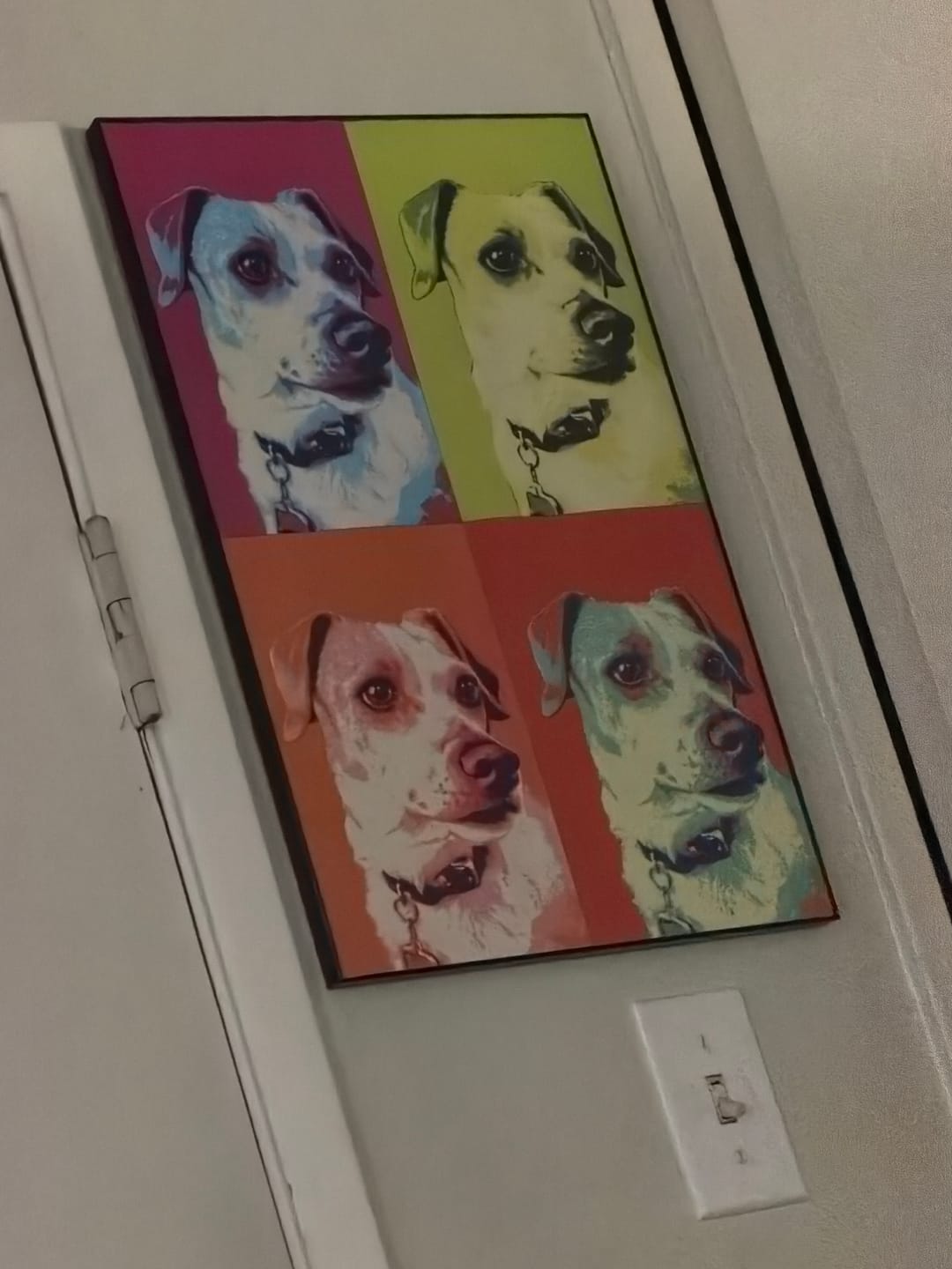 Customer photo review of Color Squares - Personalized Poster