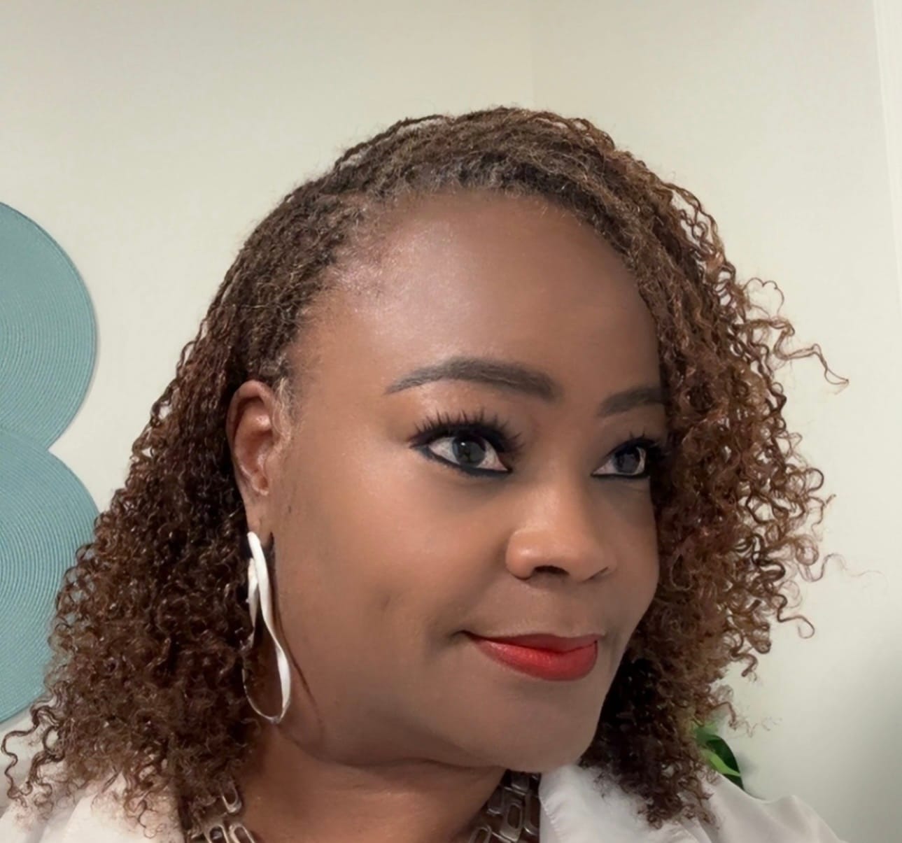 Customer photo review of Tarnish Free Nsonosono Earrings